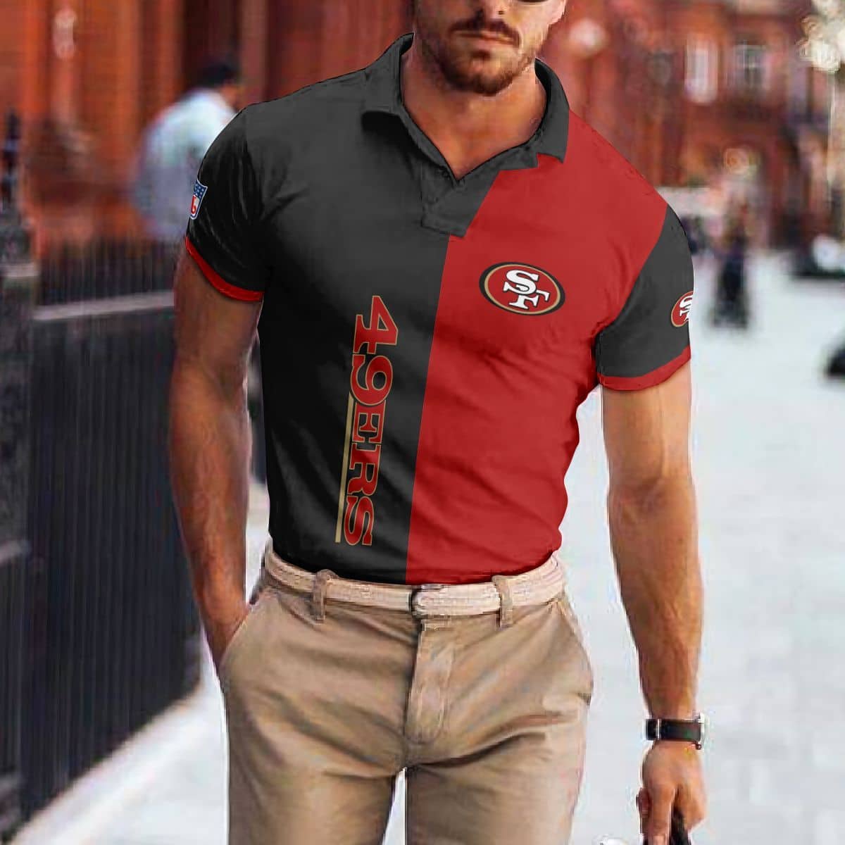 San Francisco 49ers Polo T-shirt 045
