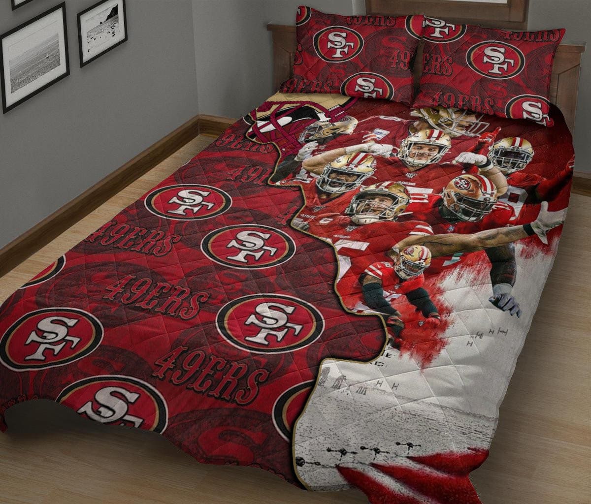 San Francisco 49ers Quilt Set BG78