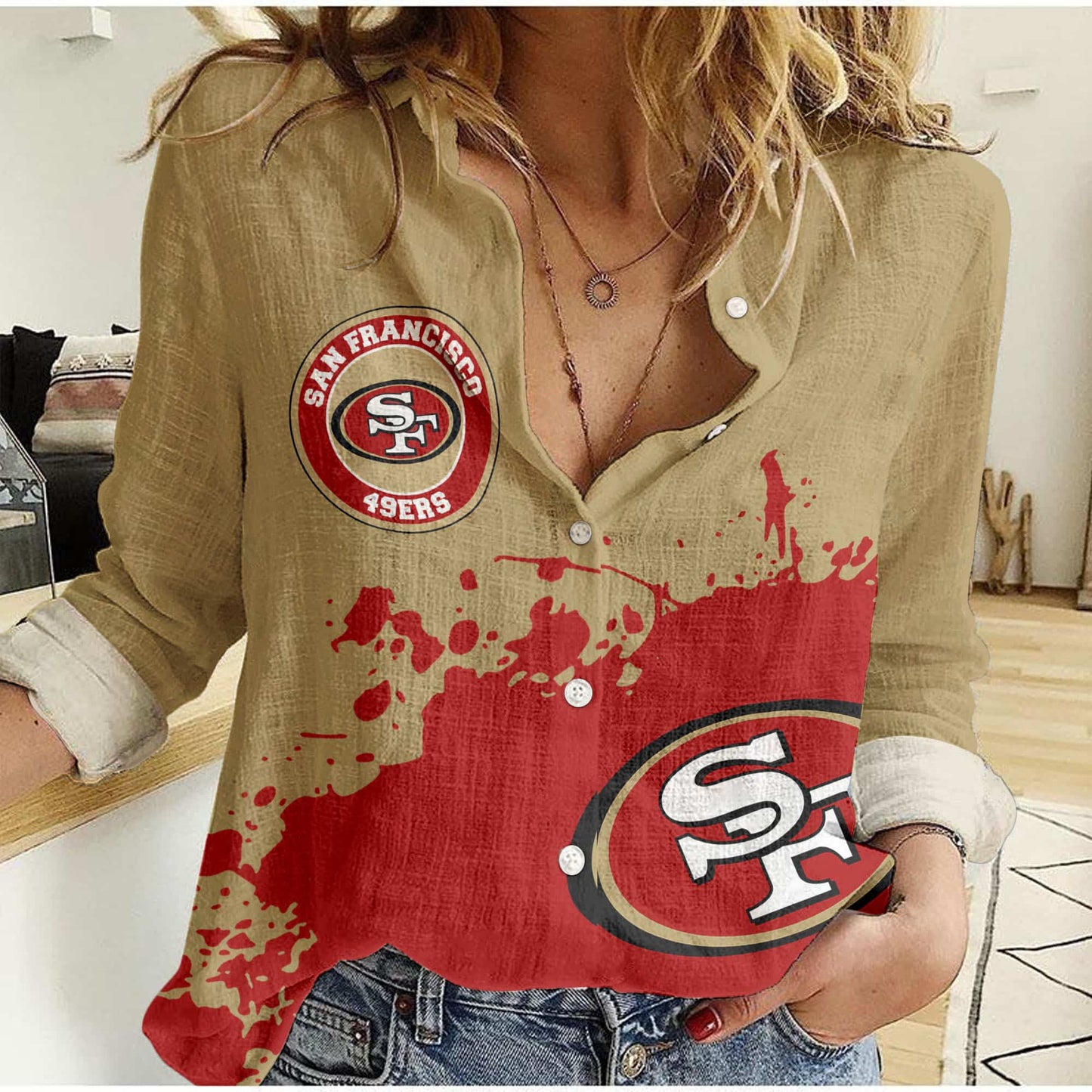 San Francisco 49ers Woman Shirt BG162