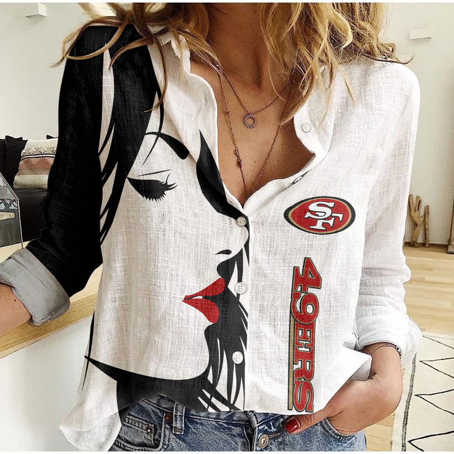 San Francisco 49ers Woman Shirt BG84
