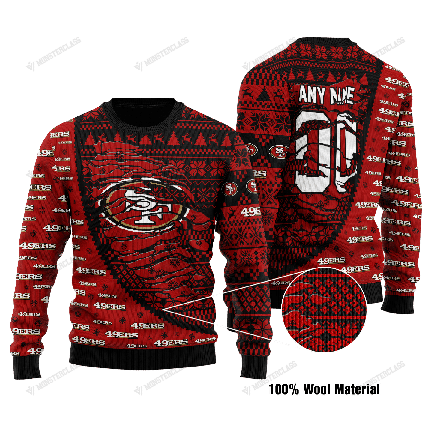 San Francisco 49ers Woolen Sweater 141