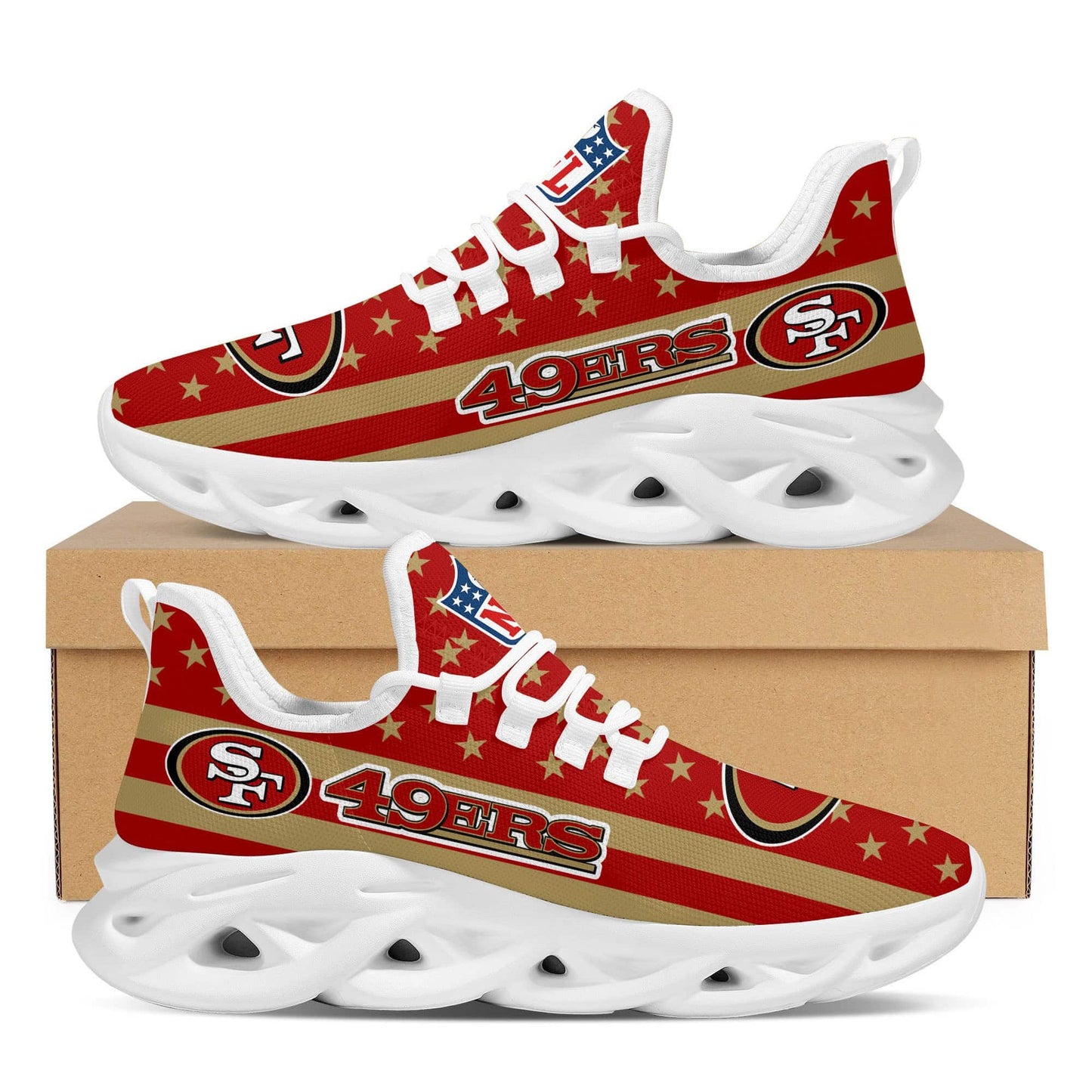 San Francisco 49ers Yezy Running Sneakers 55