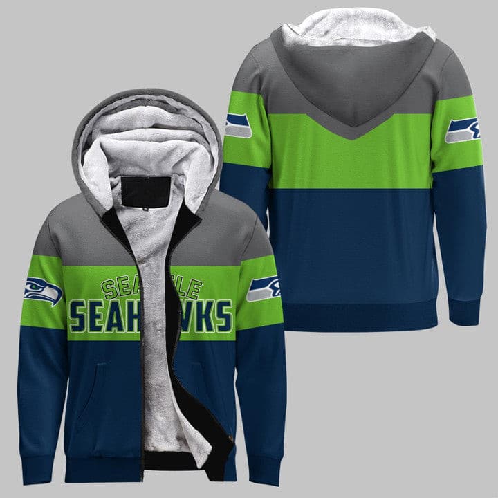 Seattle Seahawks Extreme Fleece 3D Hoodie