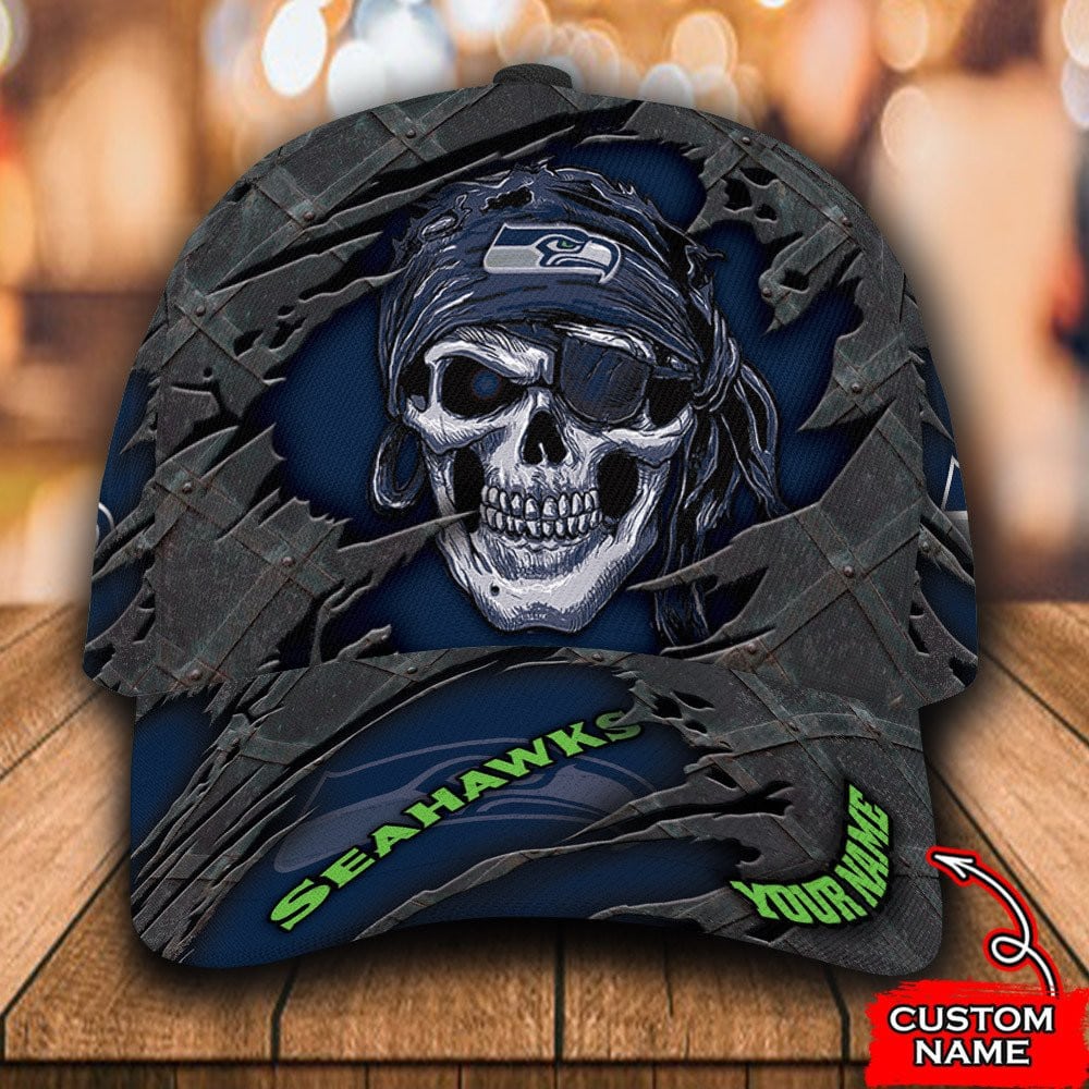 Seattle Seahawks Personalized Classic Cap 383