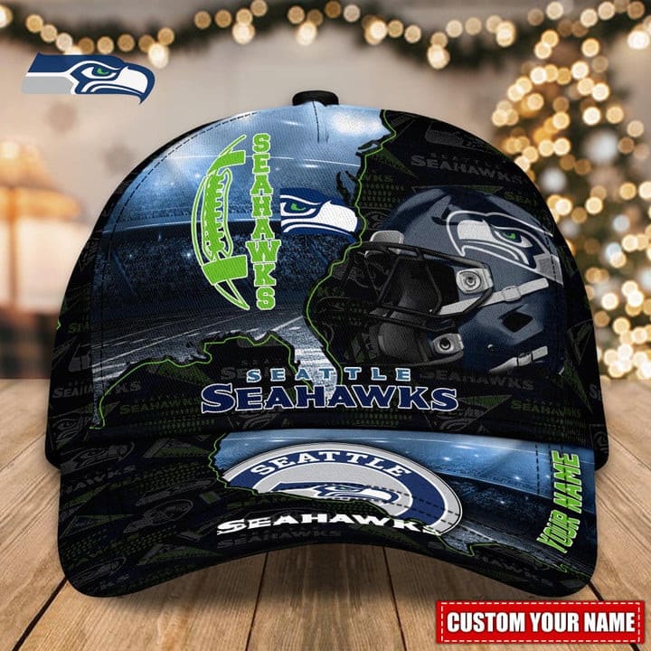 Seattle Seahawks Personalized Classic Cap BB459