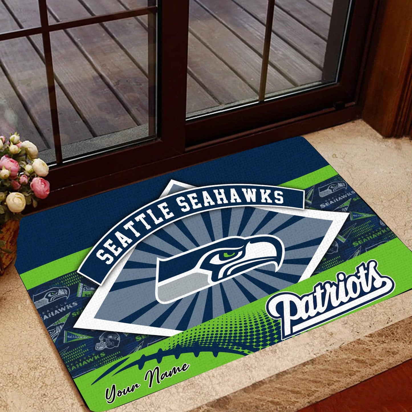 Seattle Seahawks Personalized Doormat BG242
