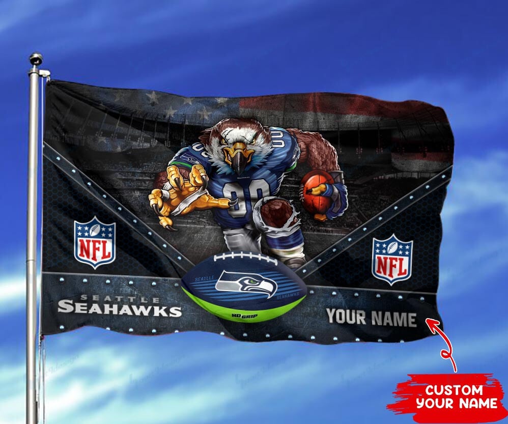 Seattle Seahawks Personalized Flag 203