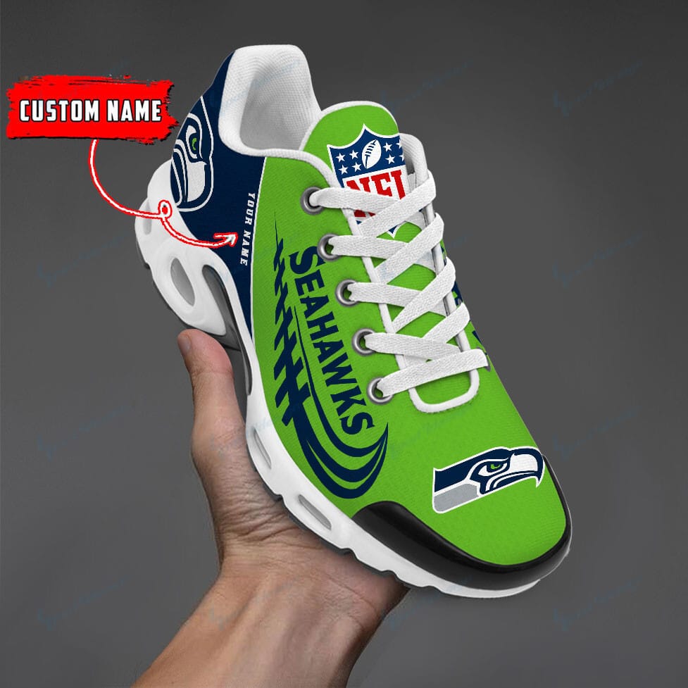 Seattle Seahawks Personalized Plus T-N Youth Sneakers BG29