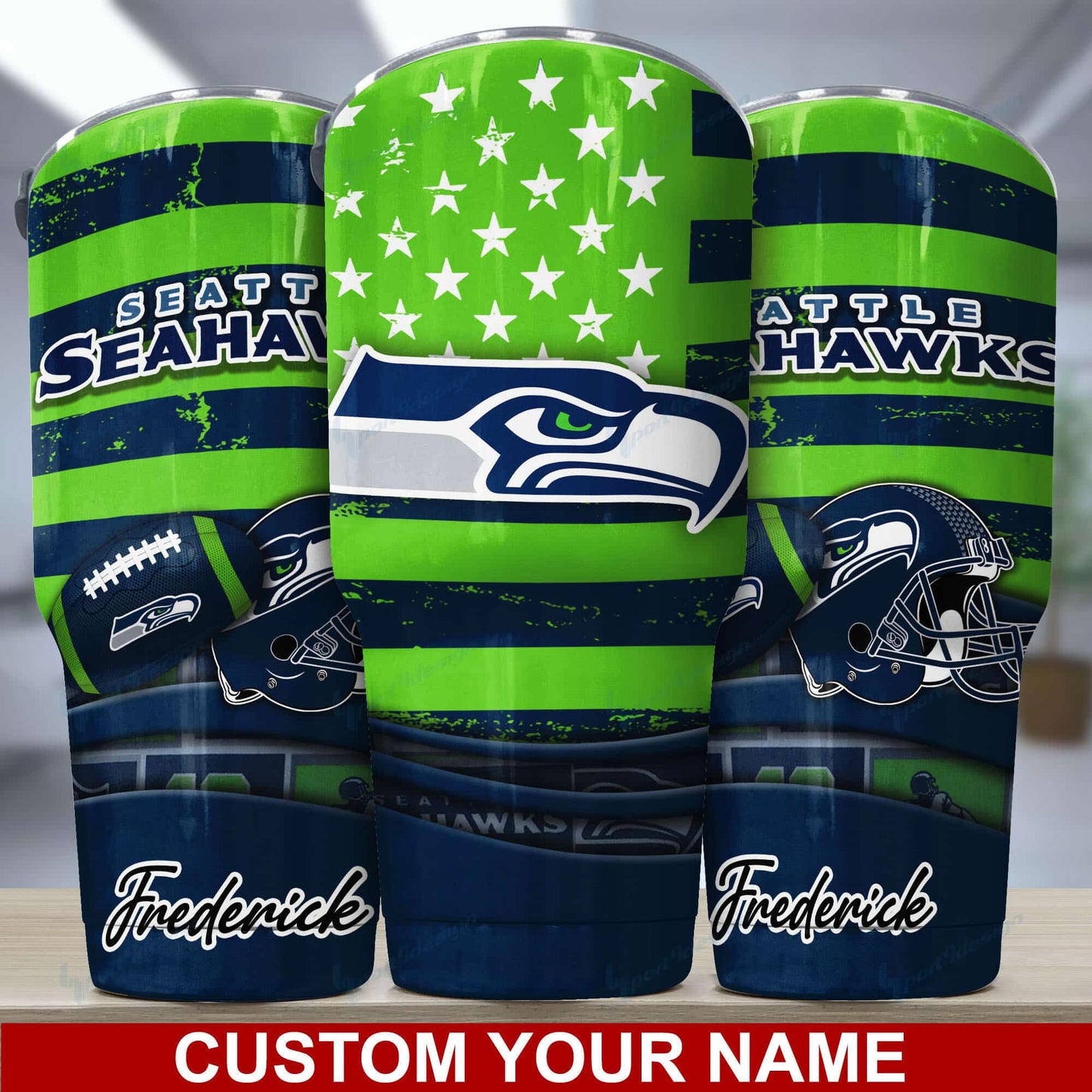 Seattle Seahawks Personalized Tumbler BG57