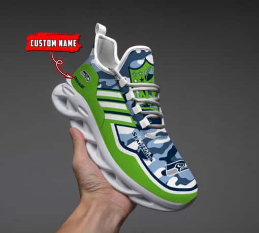 Seattle Seahawks Personalized Yezy Running Sneakers BG233