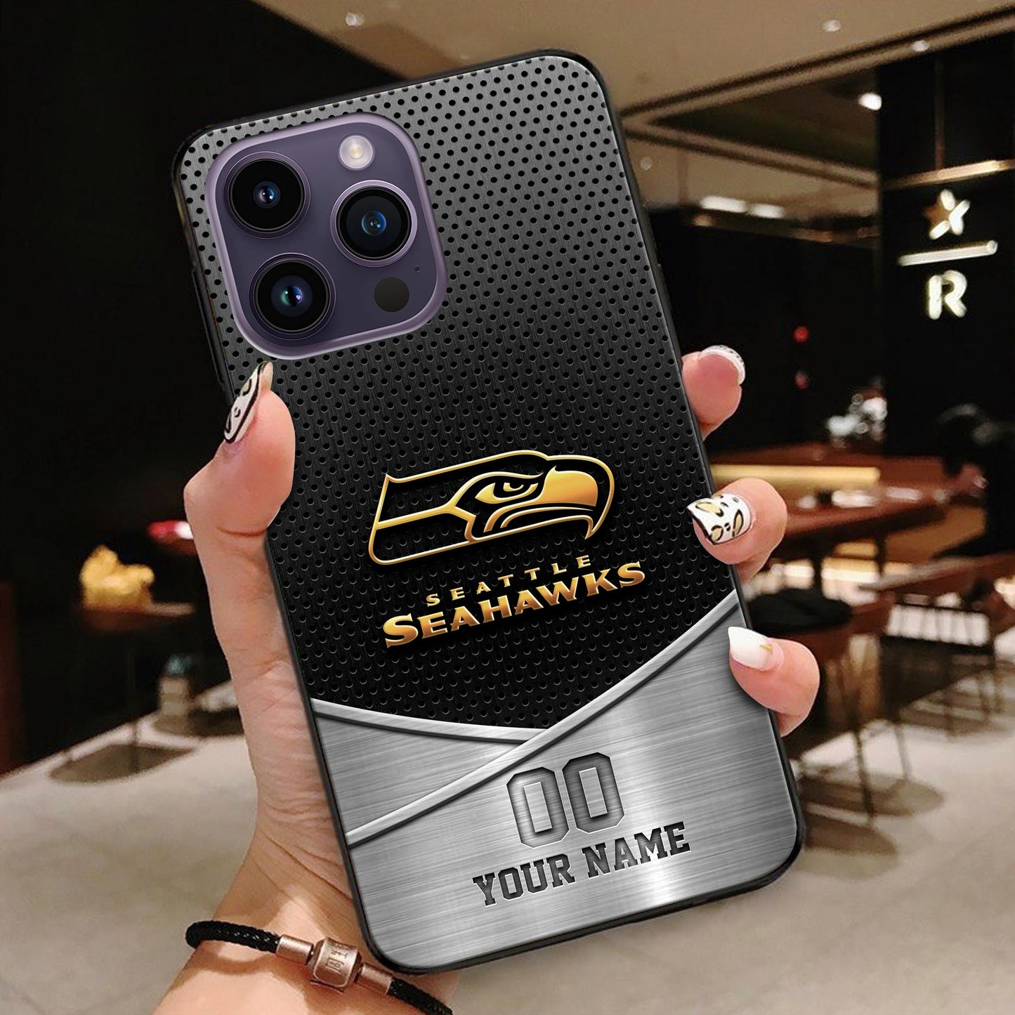 Seattle Seahawks Personalized Phone Case BGPC086