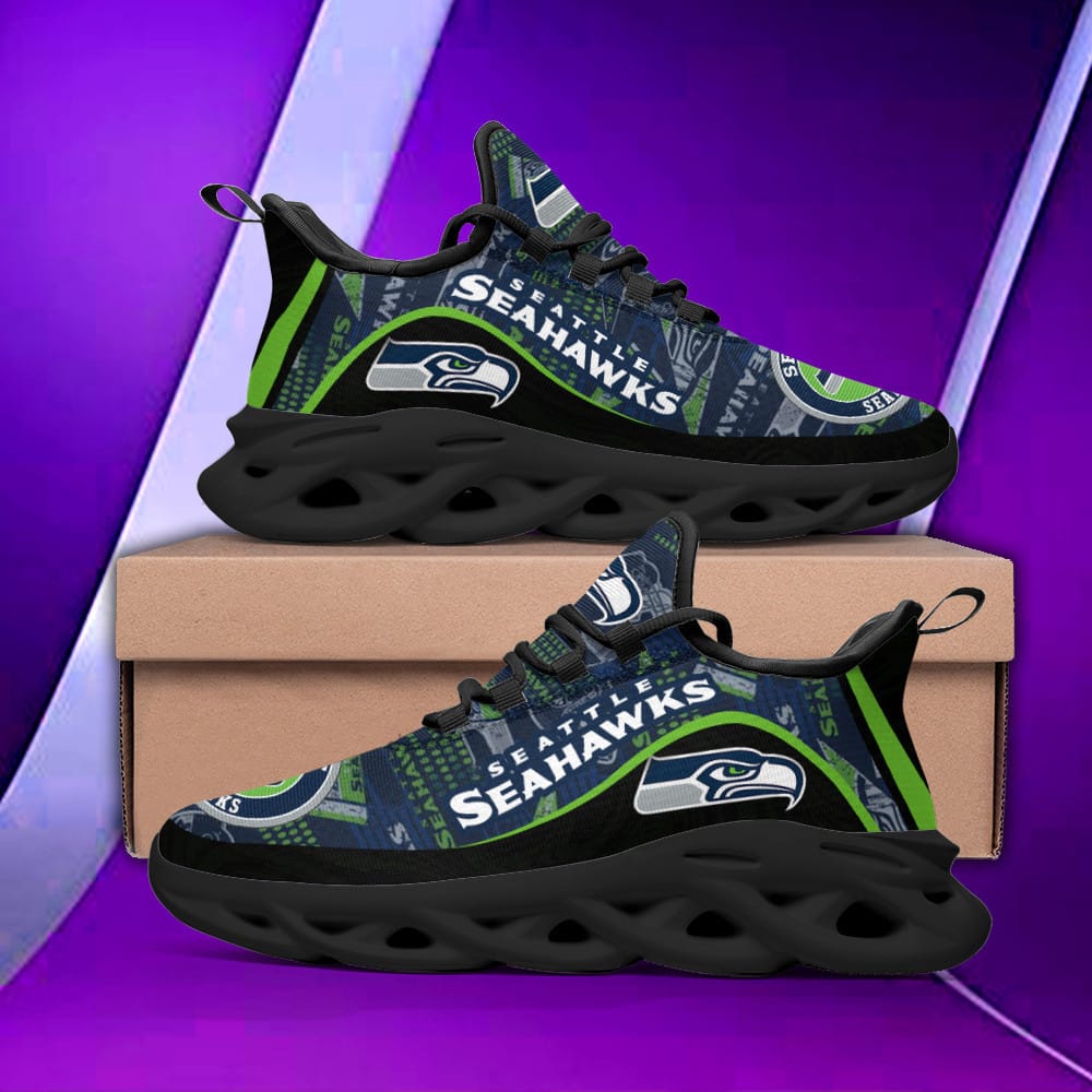 Seattle Seahawks Yezy Running Sneakers BG962