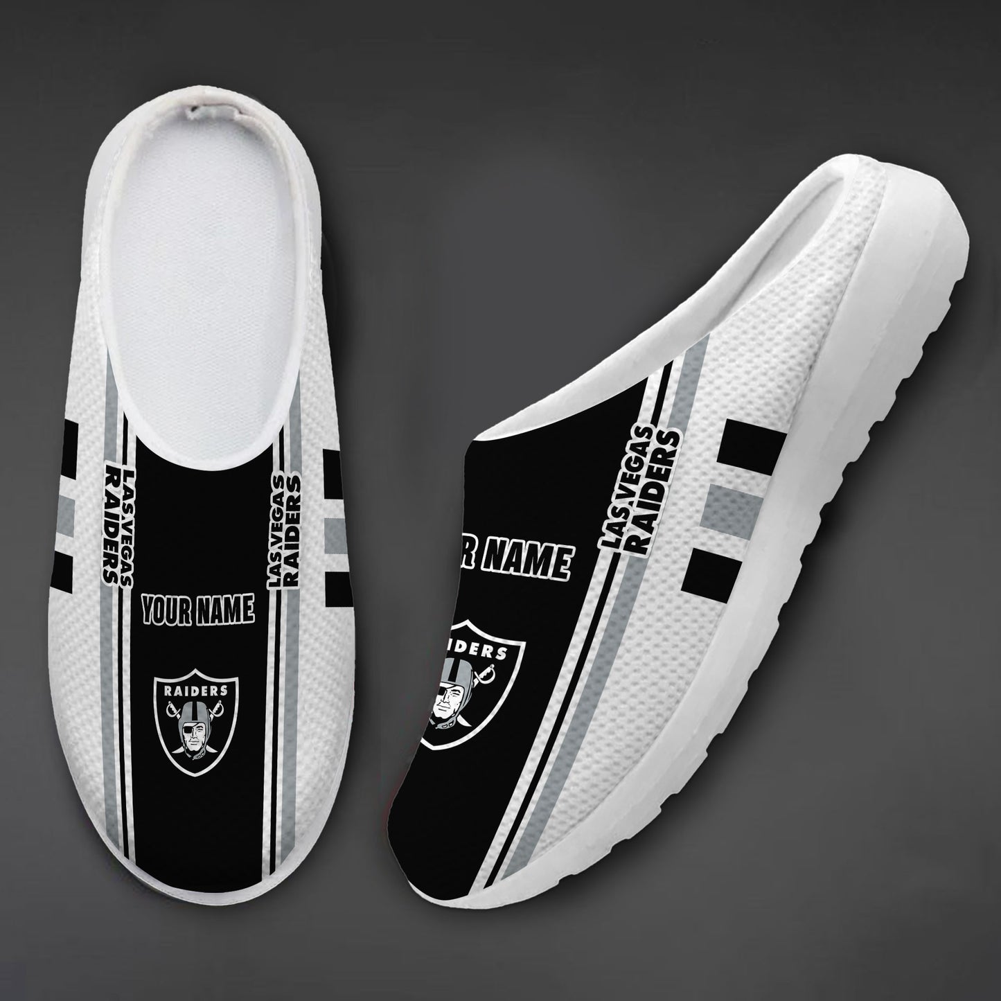 Las Vegas Raiders Slip-on Half Shoes AZBTSHS000019