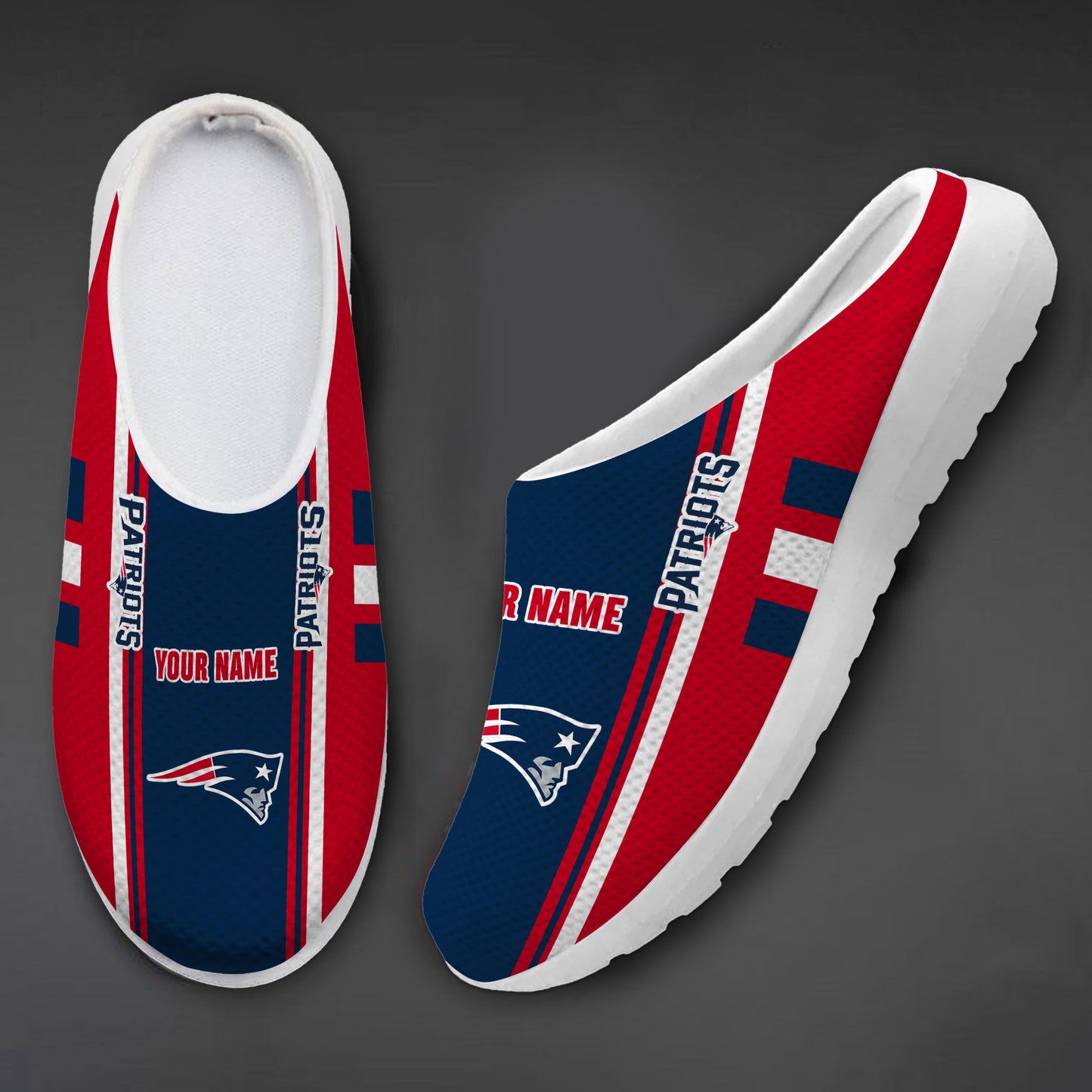 New England Patriots Slip-on Half Shoes AZBTSHS000016