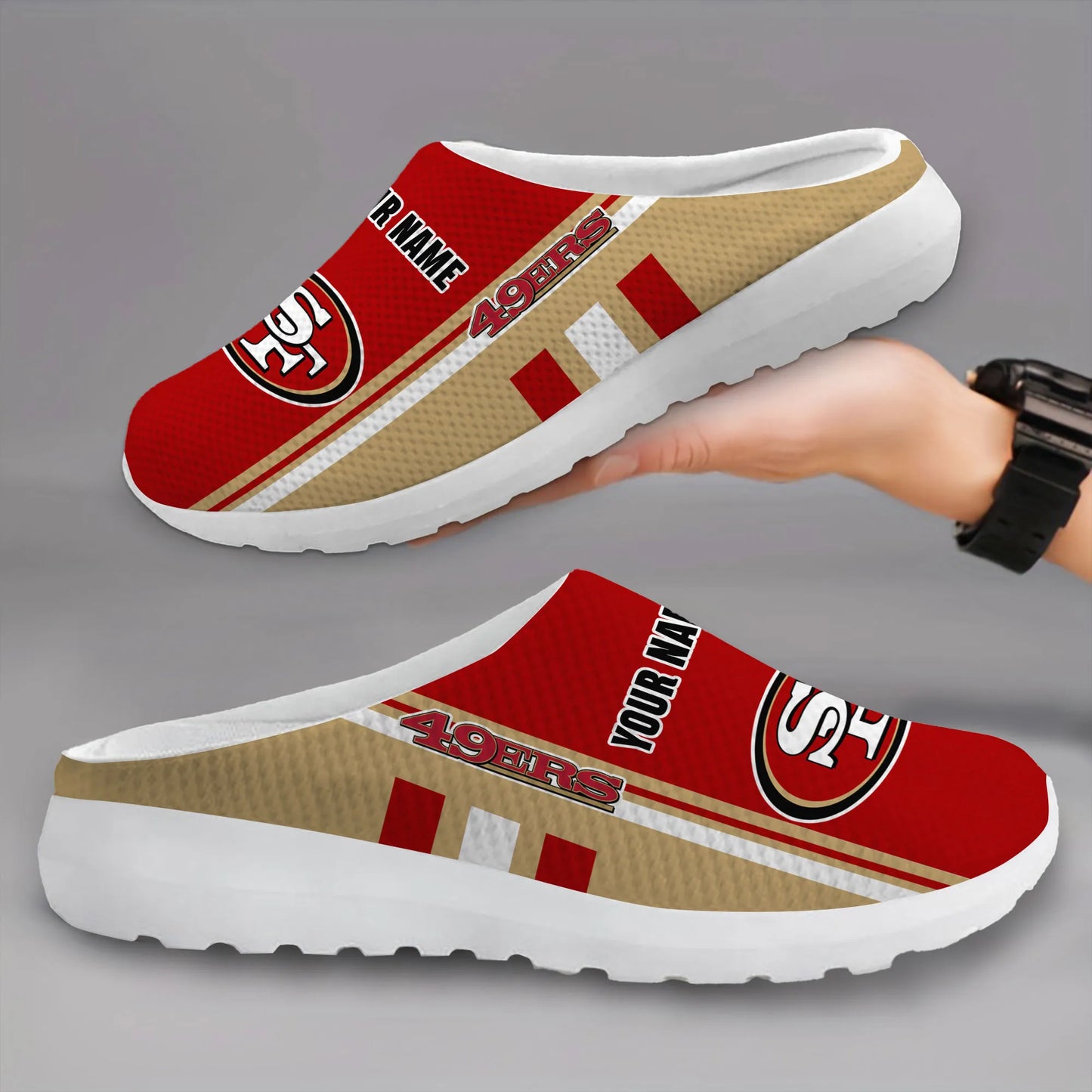 San Francisco 49ers Slip-on Half Shoes AZBTSHS000001