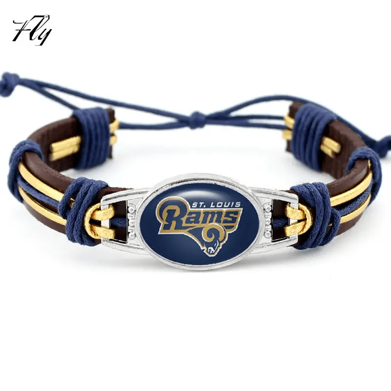 Los Angeles Rams Leather Bracelets