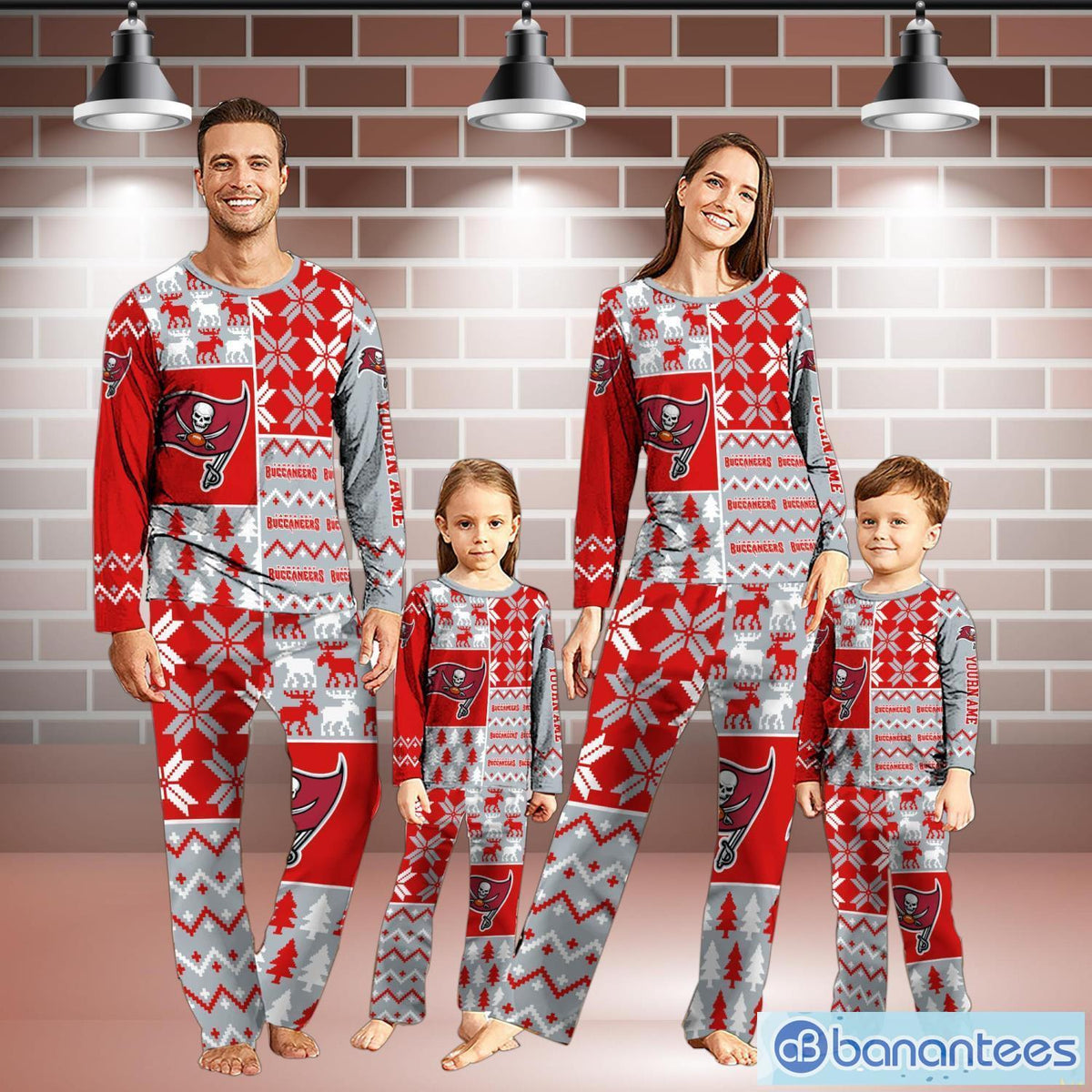 Tampa Bay Buccaneers Pajamas Christmas Gift For Family AZCPYZAM126