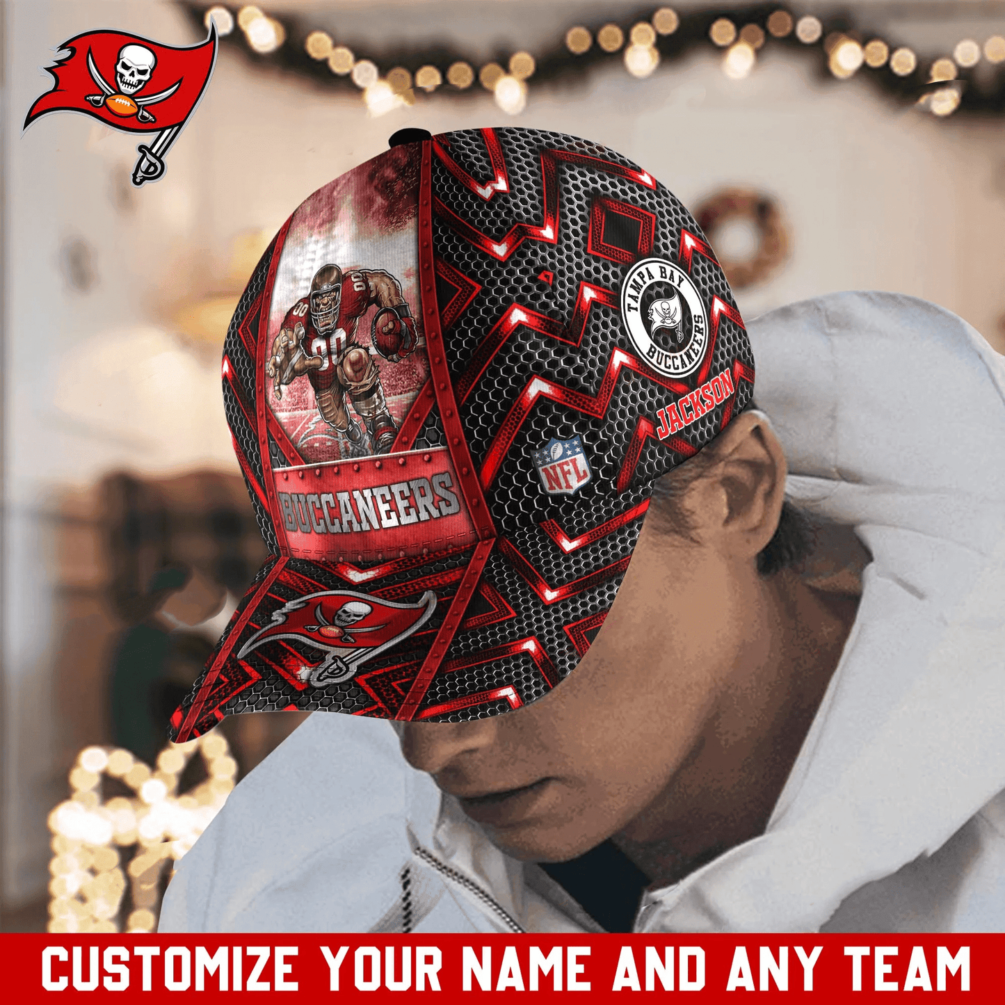 Tampa Bay Buccaneers Personalized Classic Cap BB269