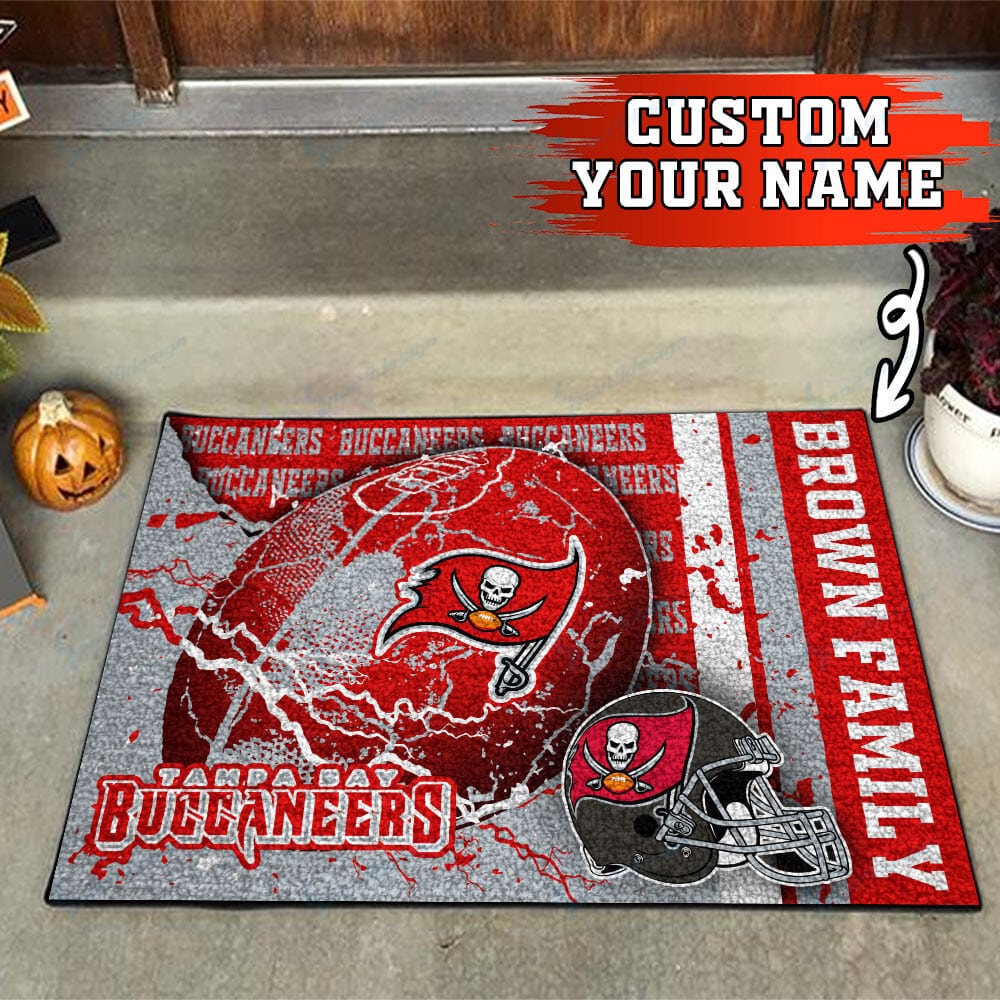 Tampa Bay Buccaneers Personalized Doormat BG29