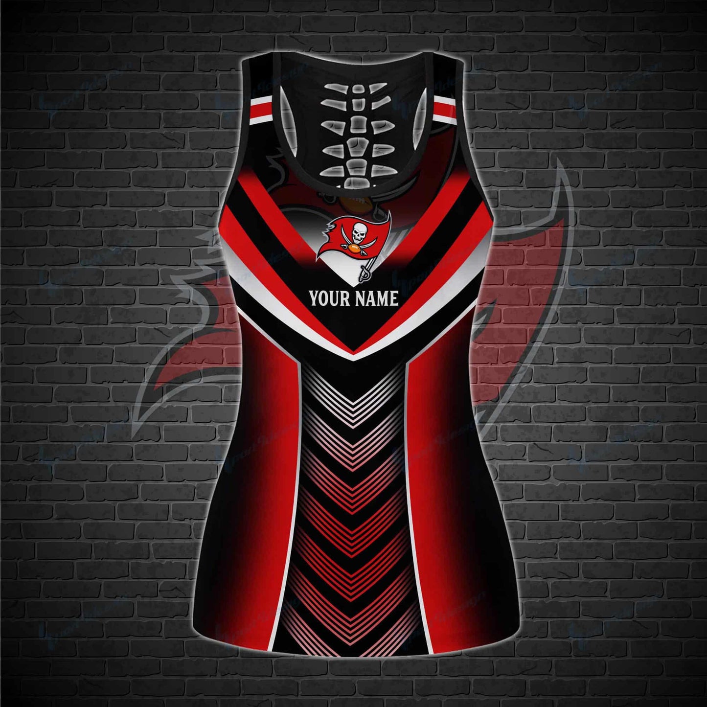 Tampa Bay Buccaneers Personalized Leggings And Tank Top BG29