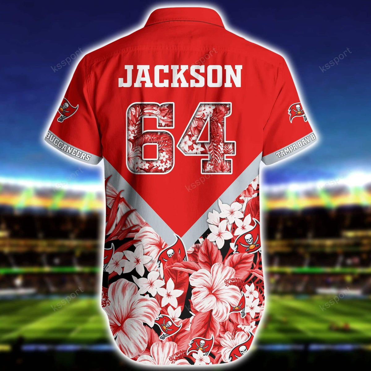 Tampa Bay Buccaneers Personalized Shirt and Shorts BG297