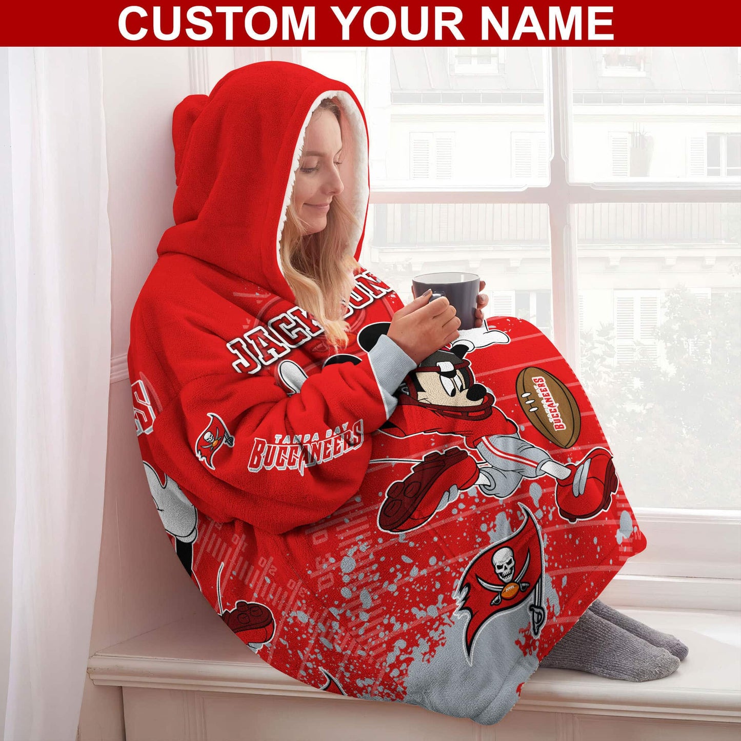 Tampa Bay Buccaneers Personalized Snug Hoodie BG39