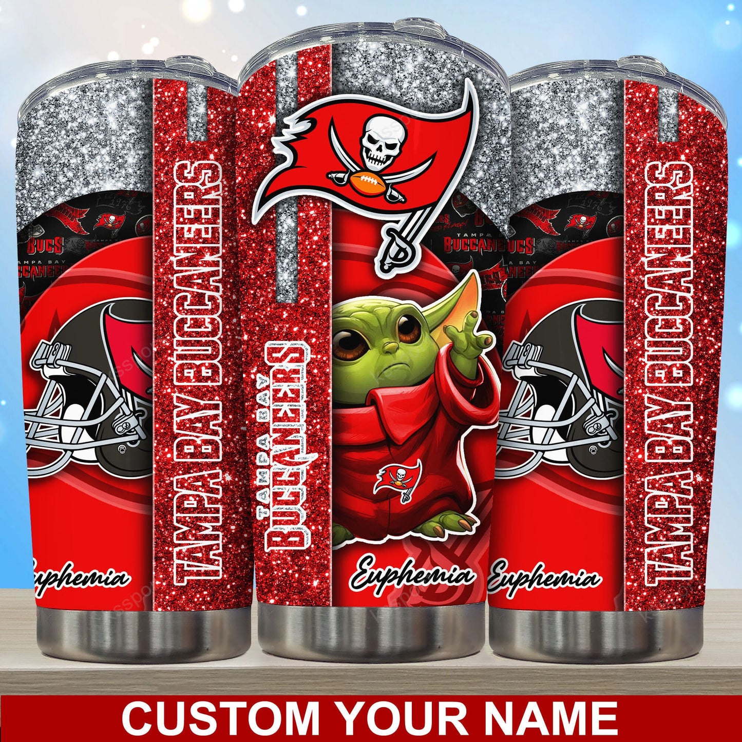 Tampa Bay Buccaneers Personalized Tumbler BG179