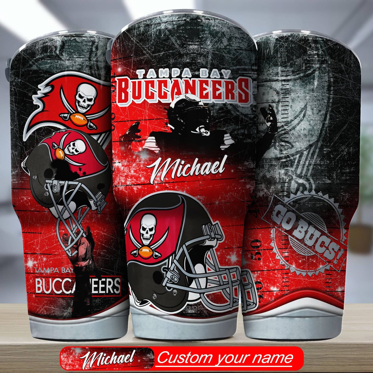 Tampa Bay Buccaneers Personalized Tumbler BG338