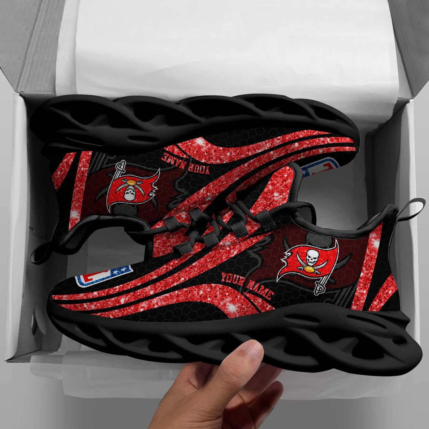 Tampa Bay Buccaneers Personalized Yezy Running Sneakers BG847