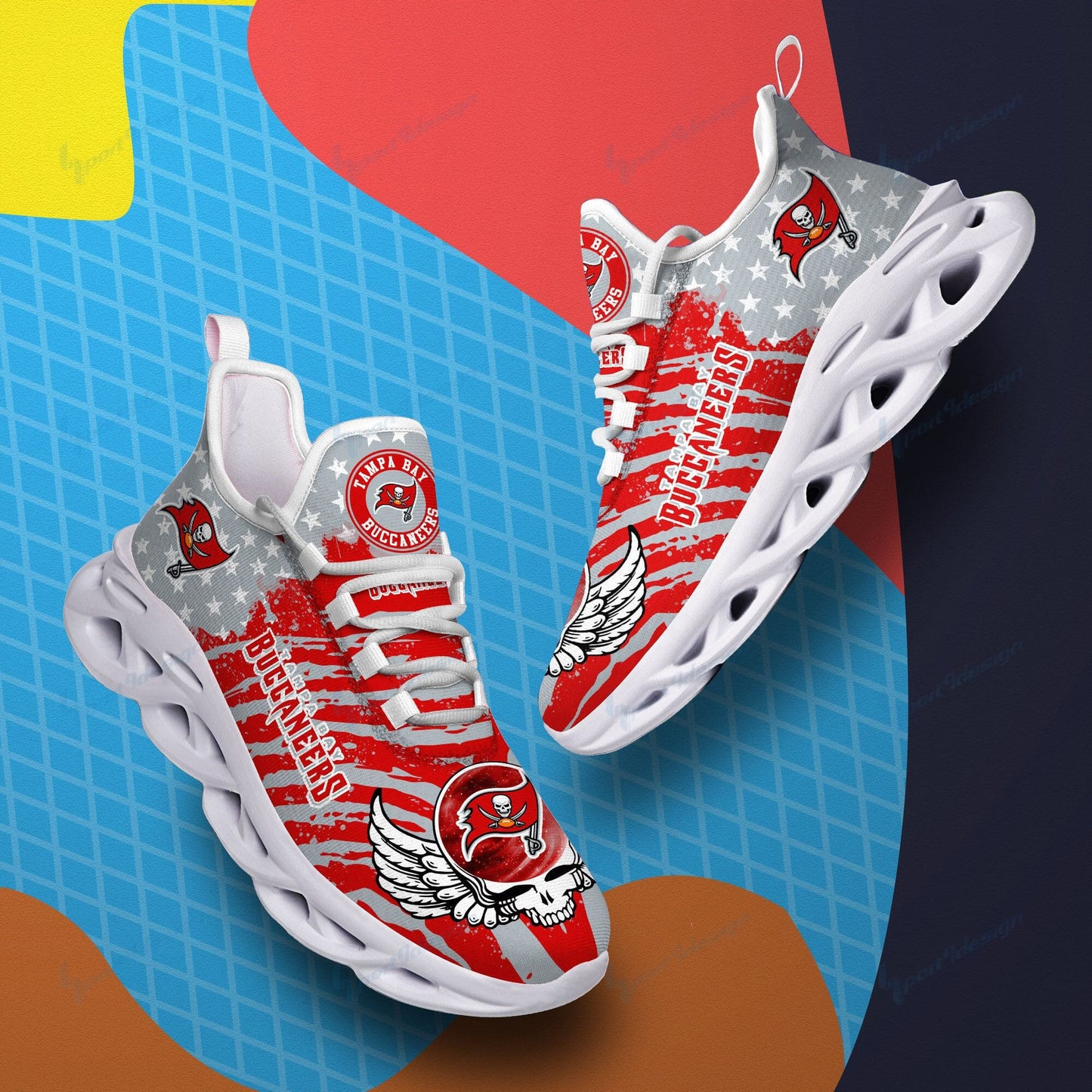 Tampa Bay Buccaneers Yezy Running Sneakers BB768