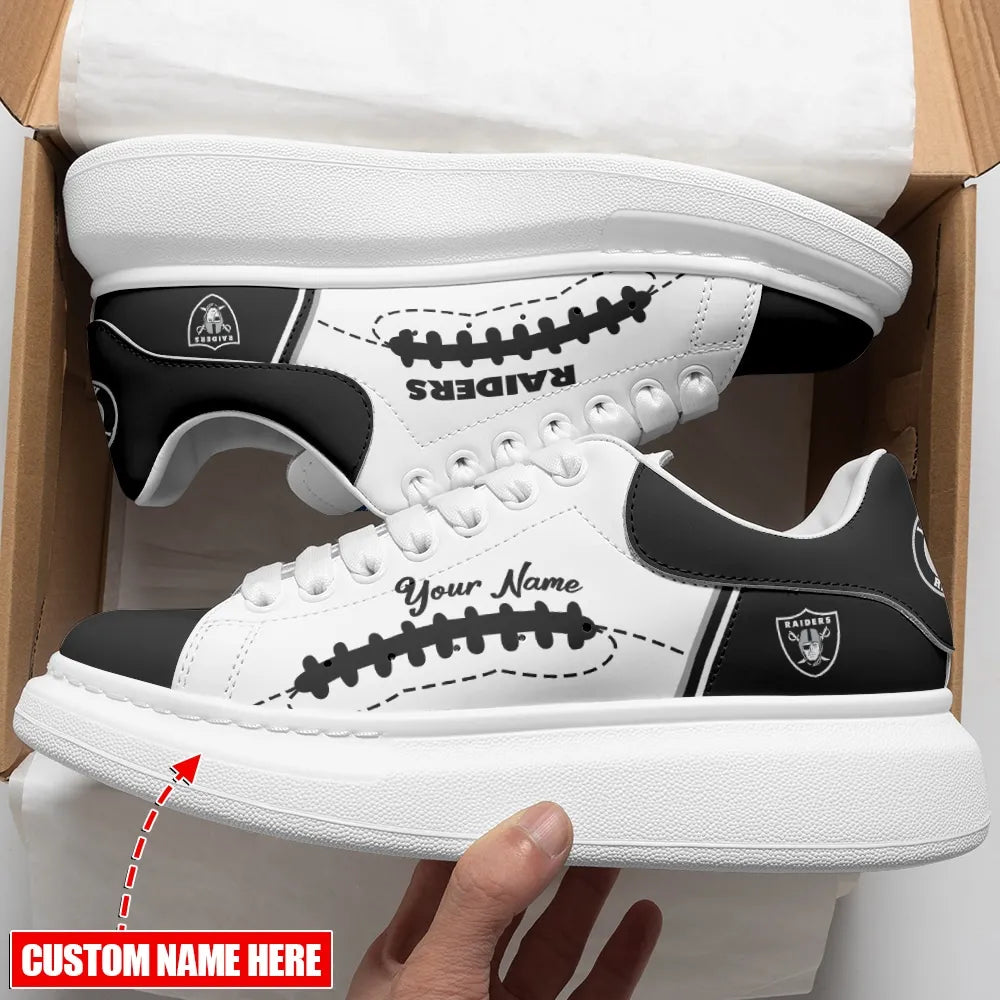 Las Vegas Raiders Personalized MQ Sneakers BG40