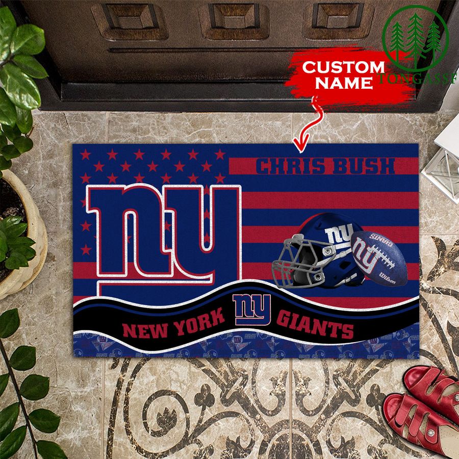 New York Giants Personalized Doormat BGDMM603
