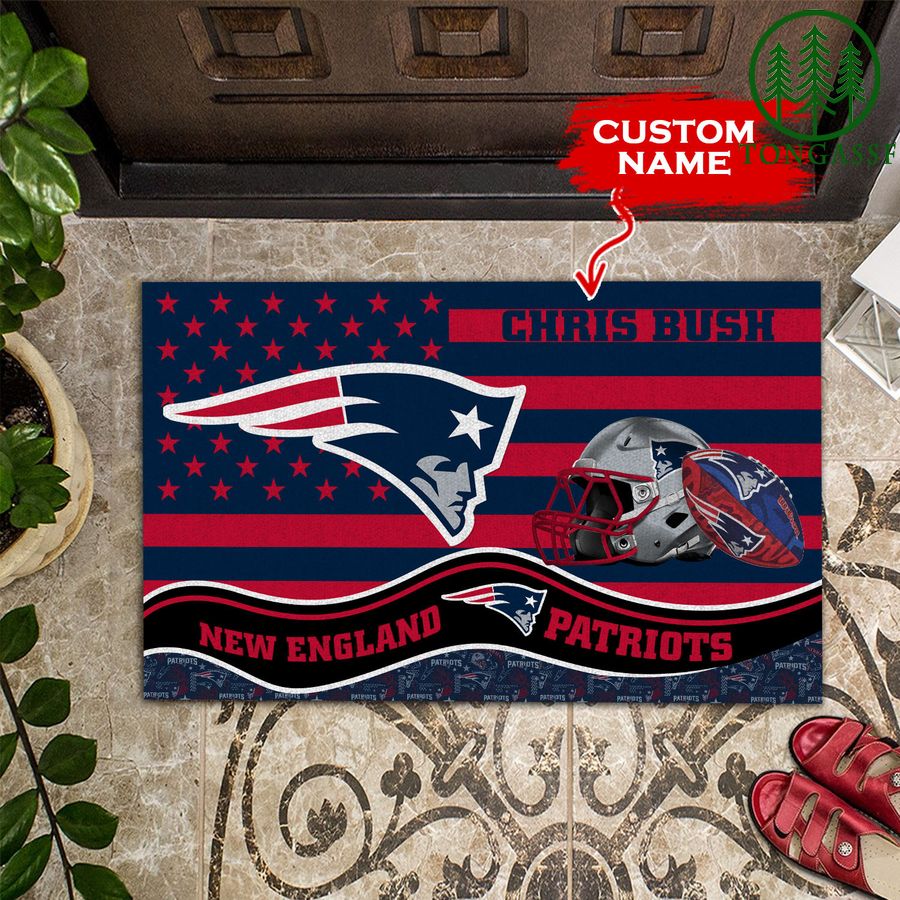 New England Patriots Personalized Doormat BGDMM601