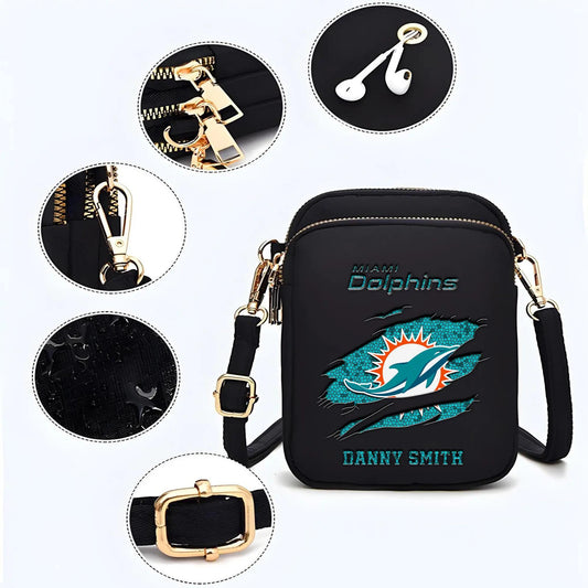 Miami Dolphins Mini Crossbody Bag for Women New Trending 2025 AZBT2DMCB000068
