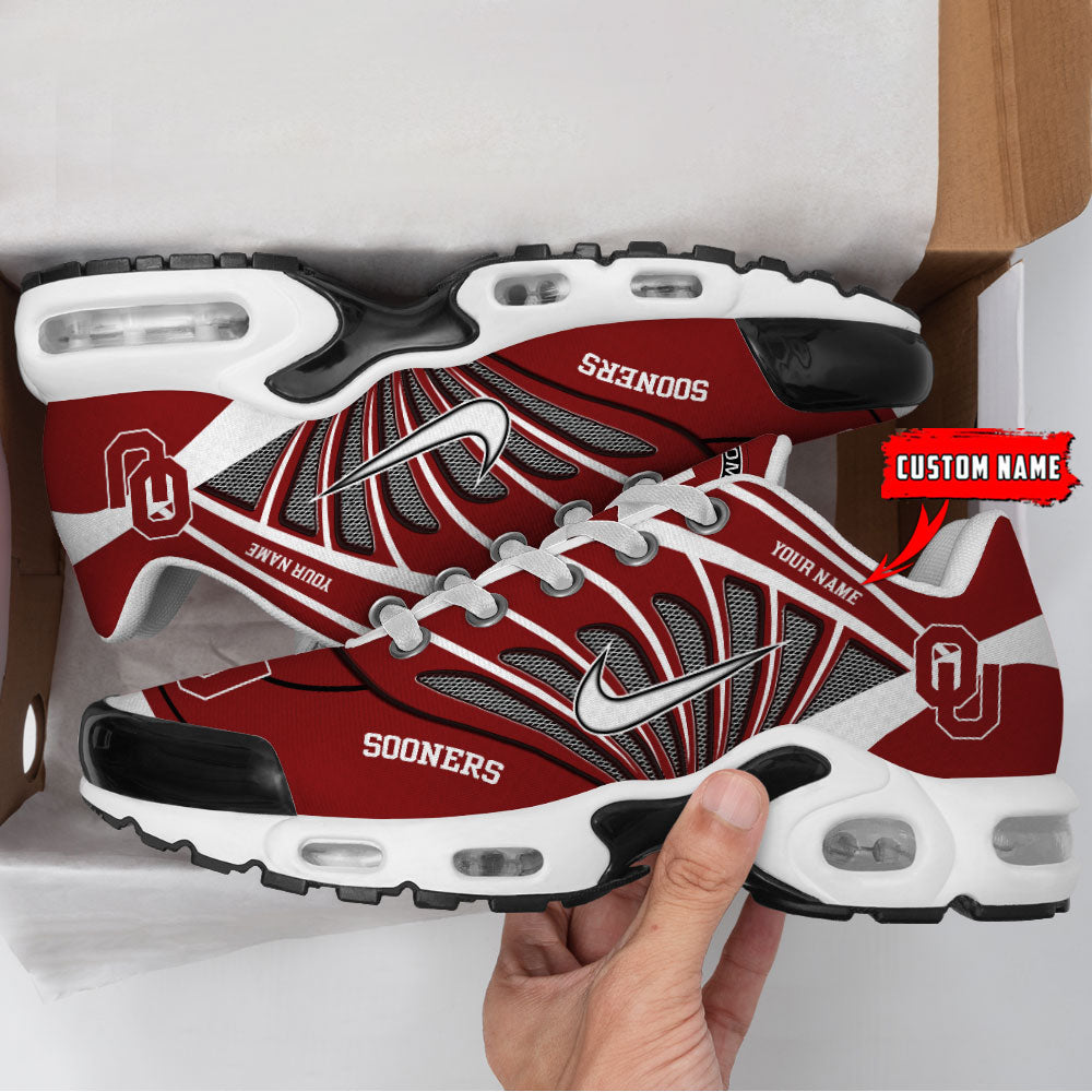 Oklahoma Sooners  New Personalized T-N Youth Sneakers AZBTTNS000114
