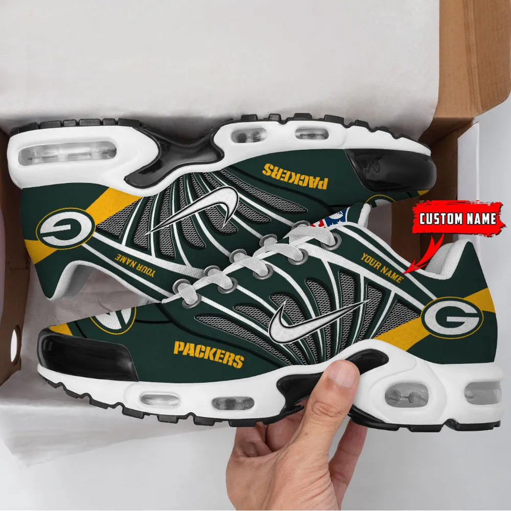 Green Bay Packers New Personalized T-N Youth Sneakers AZBTTNS000080