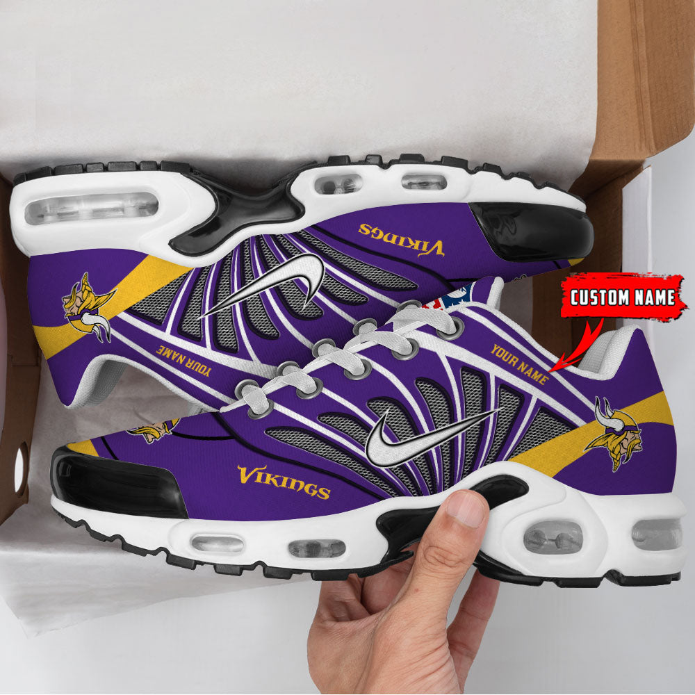 Minnesota Vikings  New Personalized T-N Youth Sneakers AZBTTNS000091