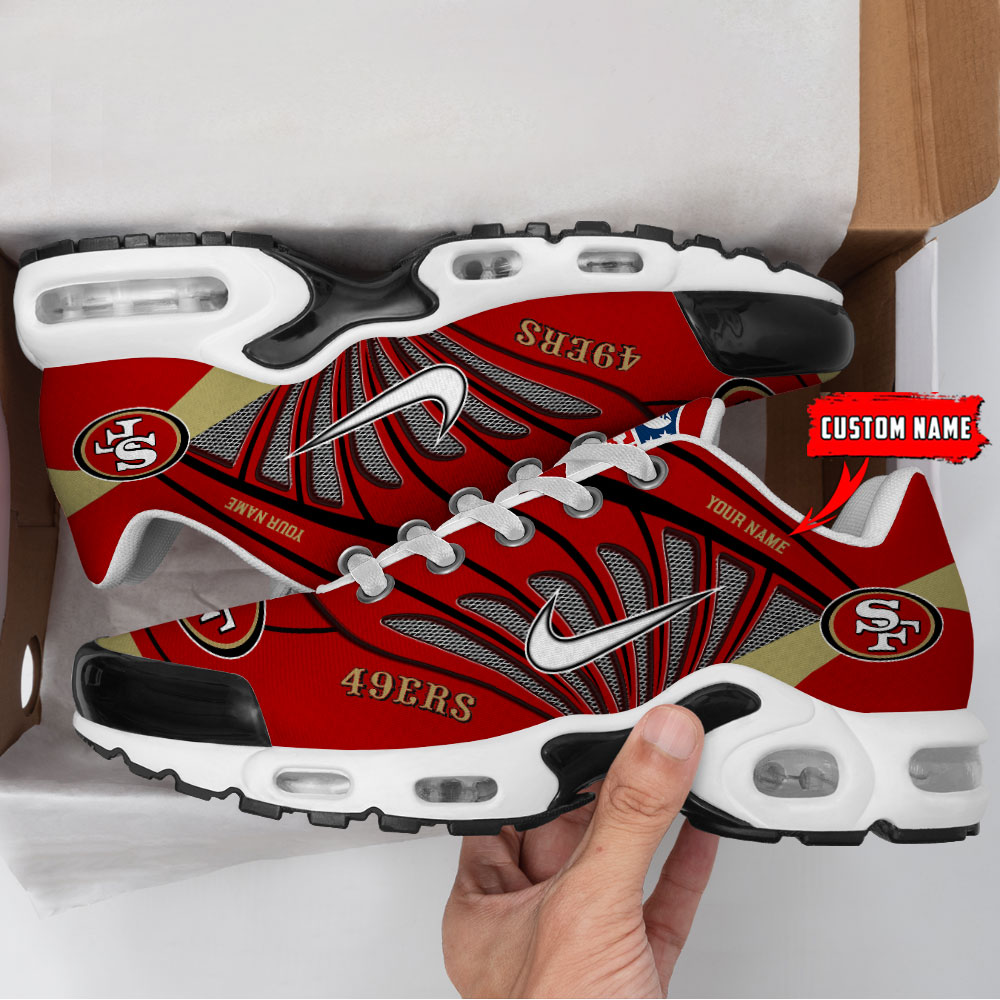 San Francisco 49ers New Personalized T-N Youth Sneakers AZBTTNS000070