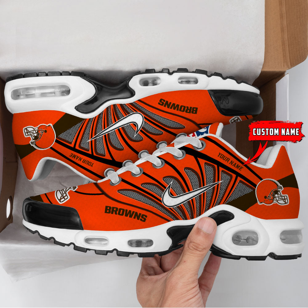 Cleveland Browns  New Personalized T-N Youth Sneakers AZBTTNS000075