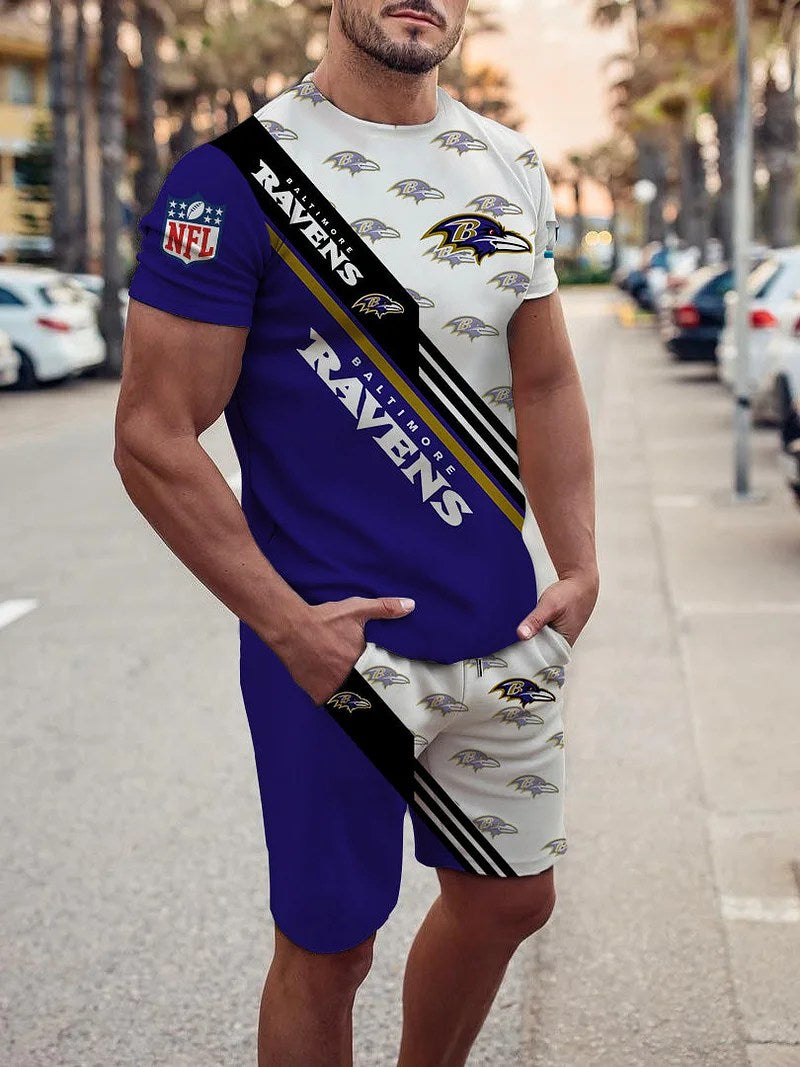 Baltimore Ravens T-shirt and Shorts AZTS255