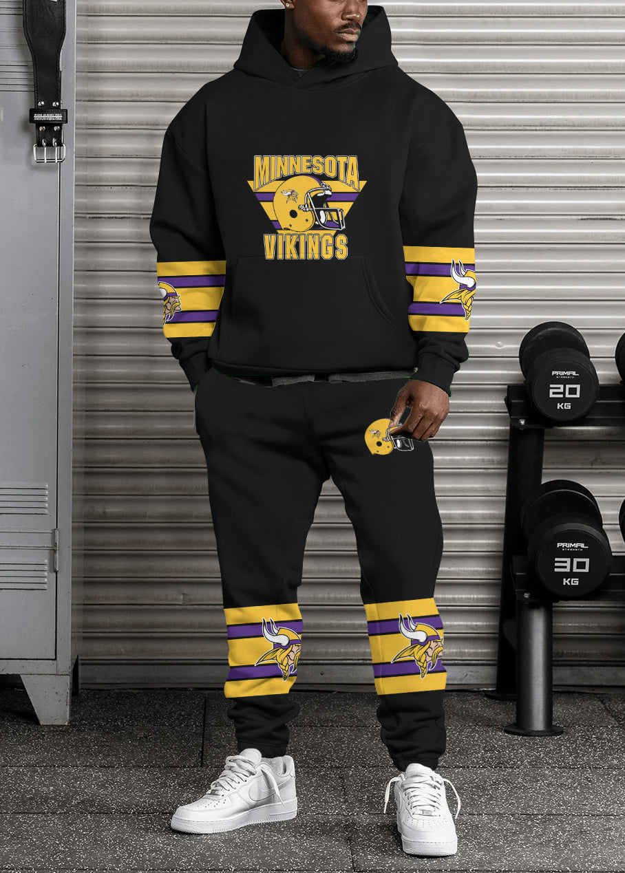 Minnesota Vikings Combo Pullover Hoodie And Sweatpants AZBTPHSP000145