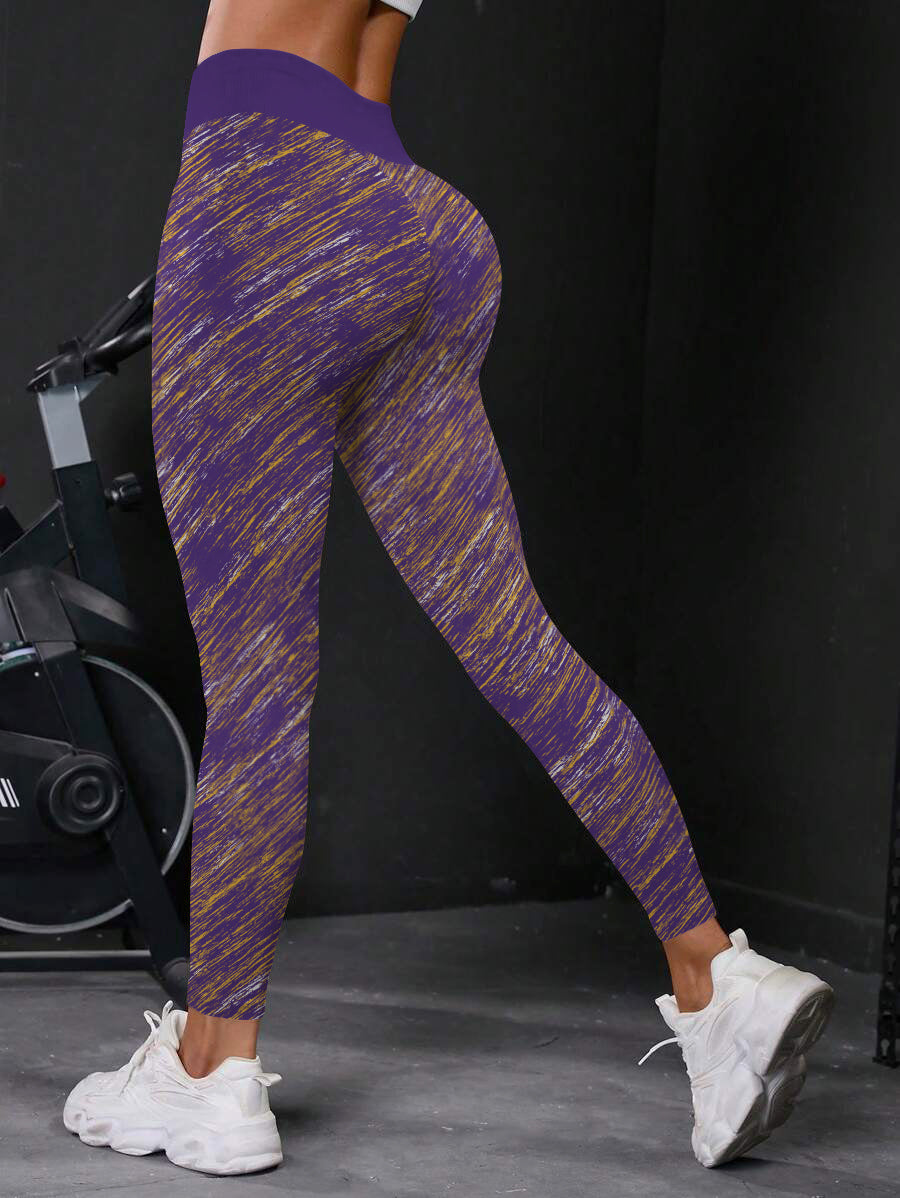 Minnesota Vikings High Waist Push Up Printed Leggings (1)