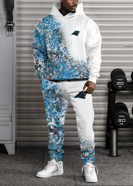 Carolina Panthers Combo Pullover Hoodie And Sweatpants AZBTPHSP000455