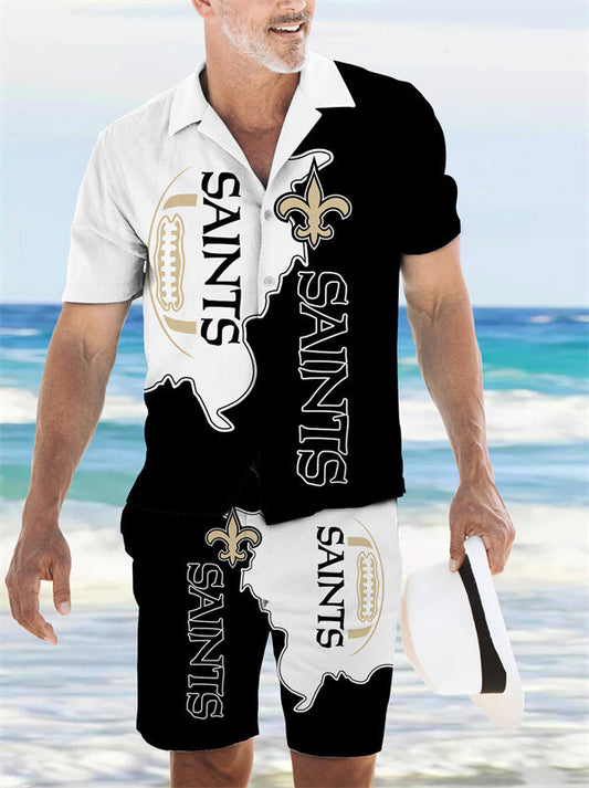 New Orleans Saints Combo Hawaiian Shirt and Shorts AZBTHWSS000244