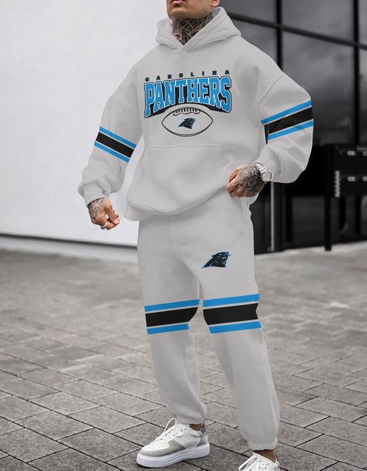 Carolina Panthers Combo Pullover Hoodie And Sweatpants AZBTPHSP000308