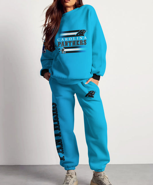 Carolina Panthers Combo 3D Sweatsuit and Sweatpants Unisex CBSP22