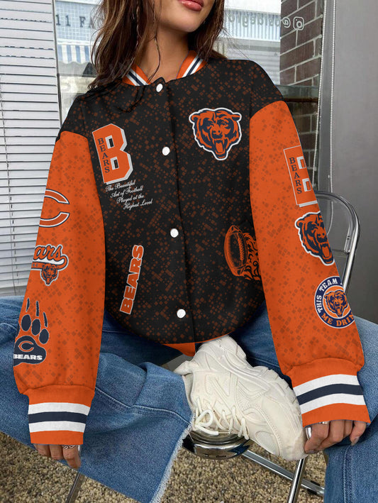 Chicago Bears National Football League Varsity Jacket AZBTVJK000541