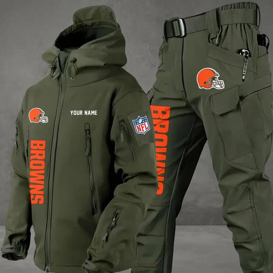 Cleveland Browns Outdoor Jacket and Pants 000154