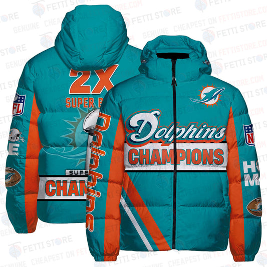 Miami Dolphins CozyCloud Down Jacket AZBTDWJ000072