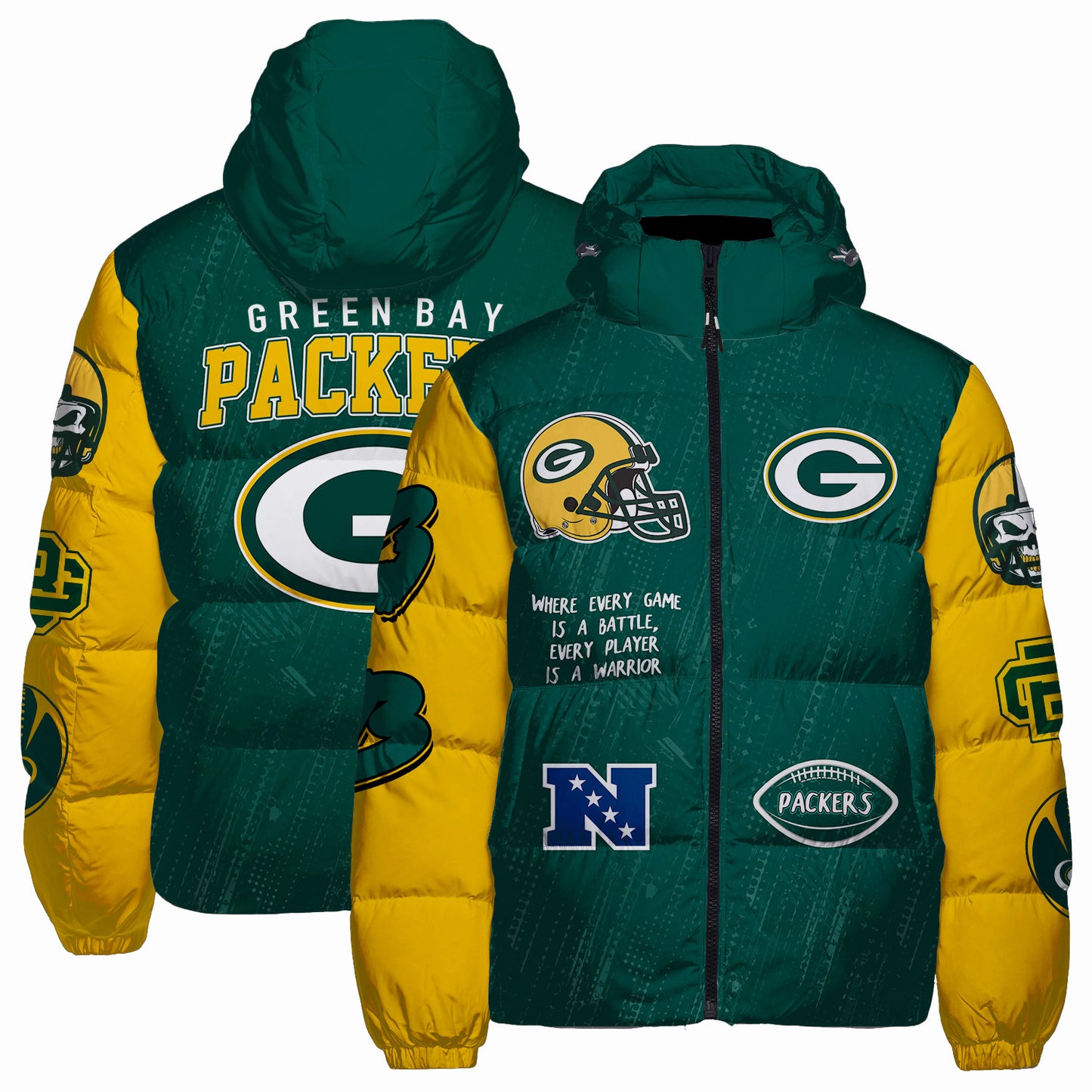 Green Bay Packers CozyCloud Down Jacket AZBTDWJ000300